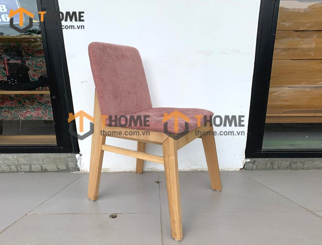 Ghế ăn gỗ sồi tự nhiên mặt nệm Obama GHEMN-21SN