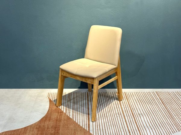Ghế ăn gỗ sồi tự nhiên mặt nệm Obama GHEMN-21SN