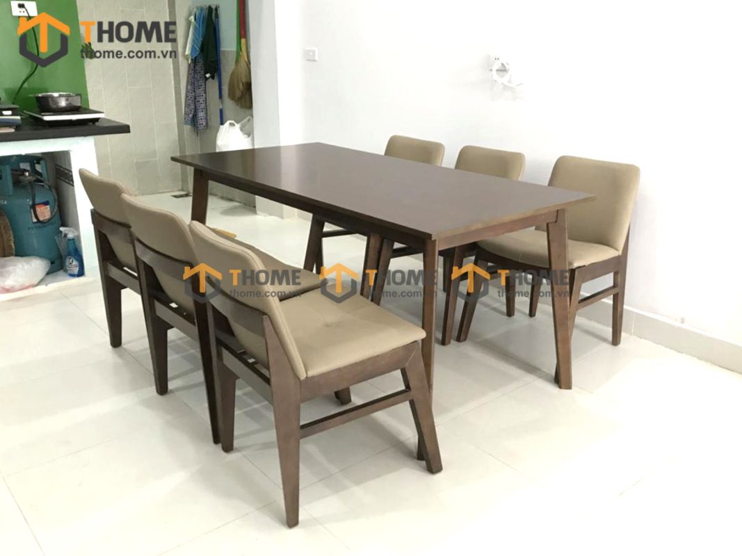 Ghế ăn gỗ sồi tự nhiên mặt nệm Obama GHEMN-21SN