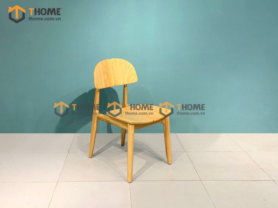 Ghế ăn gỗ sồi tự nhiên OP màu tự nhiên GHEMG-11SN