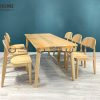 Ghế ăn gỗ sồi tự nhiên OP màu tự nhiên GHEMG-11SN