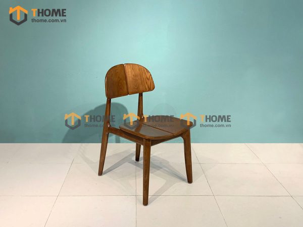 Ghế ăn gỗ sồi tự nhiên OP màu óc chó GHEMG-12SN