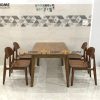 Ghế ăn gỗ sồi tự nhiên OP màu óc chó GHEMG-12SN