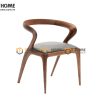 Ghế ăn gỗ sồi tự nhiên mặt nệm Salma GHEMN-09SN