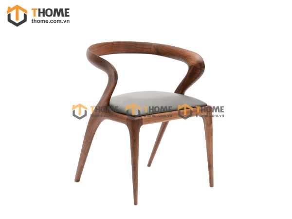 Ghế ăn gỗ sồi tự nhiên mặt nệm Salma GHEMN-09SN