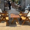Ghế ăn gỗ sồi tự nhiên đan mây SH có tay GHEMM-14SN