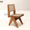 Ghế ăn gỗ sồi tự nhiên đan mây SH không tay GHEMM-13SN