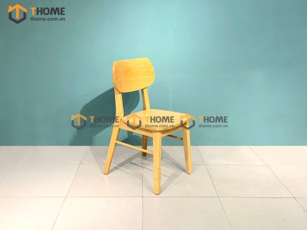 Ghế ăn gỗ sồi tự nhiên tai voi óc chó màu tự nhiên GHEMG-01SN