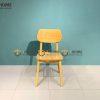 Ghế ăn gỗ sồi tự nhiên tai voi óc chó màu tự nhiên GHEMG-01SN