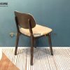 Ghế ăn gỗ sồi tự nhiên mặt nệm tai voi tựa mặt nệm GHEMN-18SN