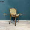 Ghế ăn gỗ sồi tự nhiên đan mây Thonet 811 mặt nệm tựa tròn GHEMM-07SN