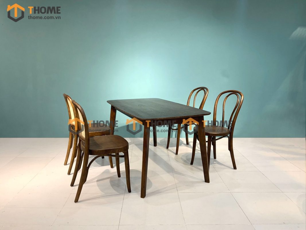 Ghế ăn gỗ sồi tự nhiên Thonet GHEMG-07SN