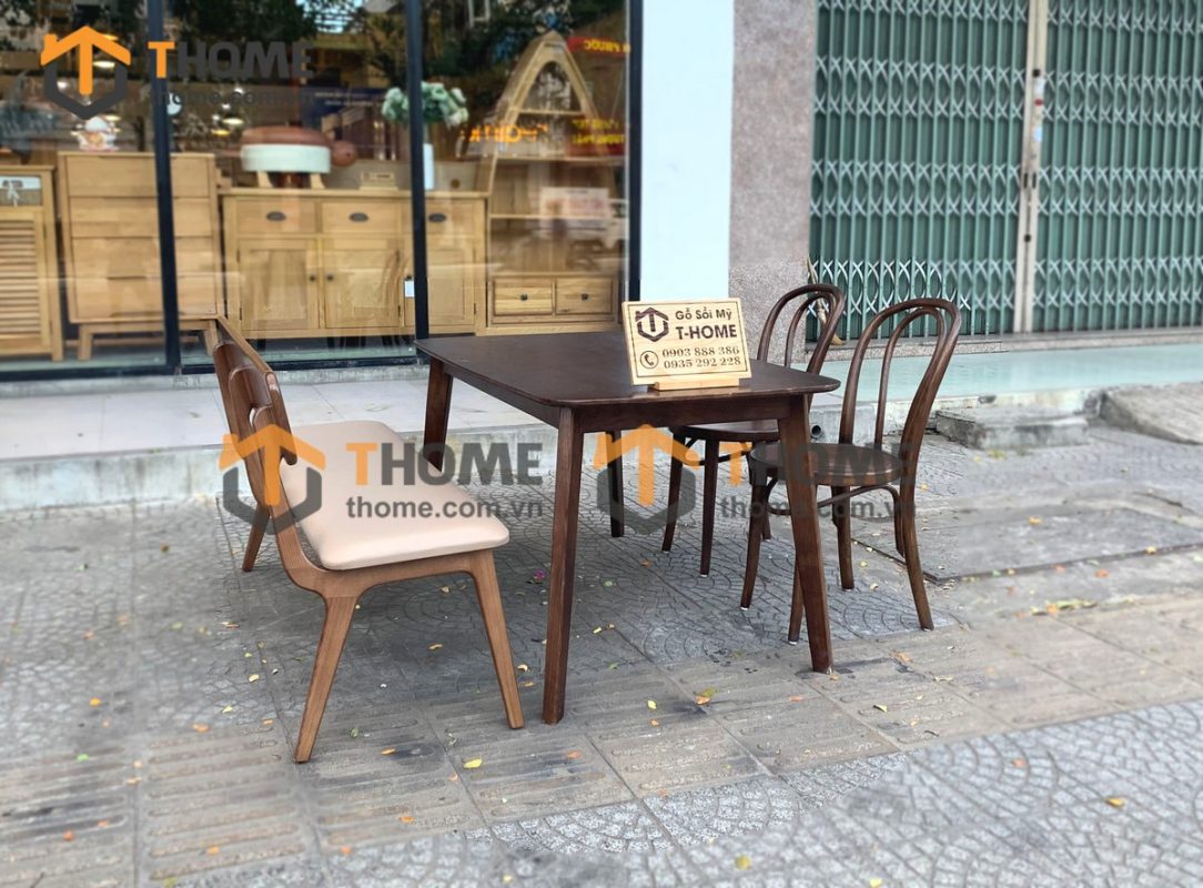 Ghế ăn gỗ sồi tự nhiên Thonet GHEMG-07SN
