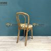 Ghế ăn gỗ sồi tự nhiên mặt nệm Thonet GHEMN-43SN