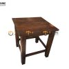 Ghế ăn gỗ sồi tự nhiên tiện trúc GHEMG-17SN