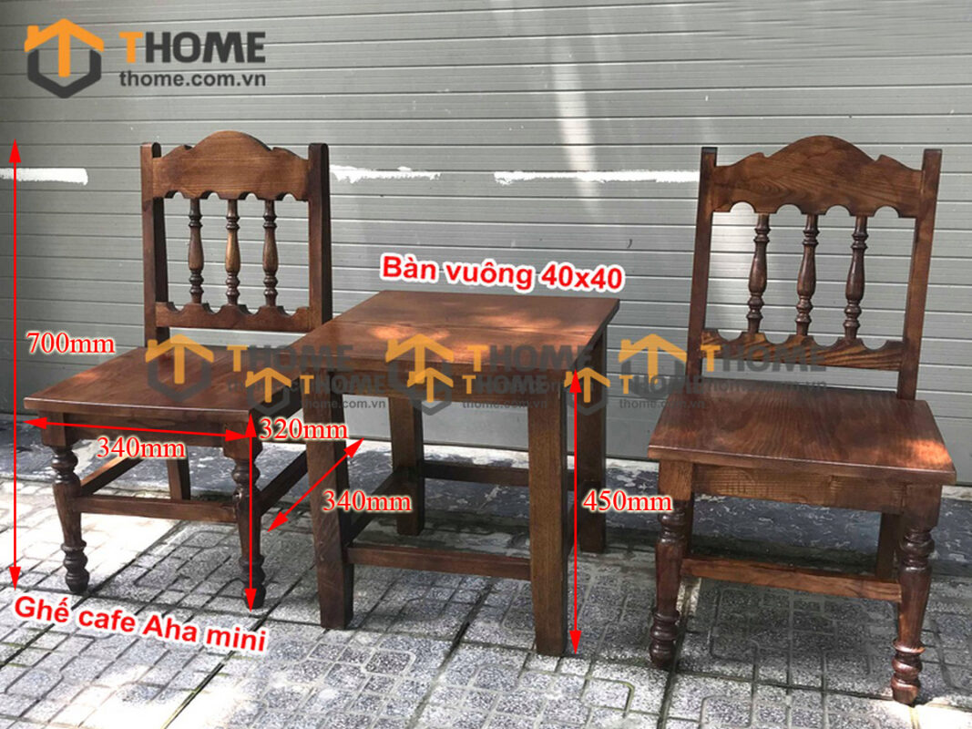 Ghế Ăn Gỗ Sồi Tự Nhiên Tiện Trúc GHEMG-17SN