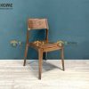 Ghế ăn gỗ sồi tự nhiên Venco màu óc chó GHEMG-26SN