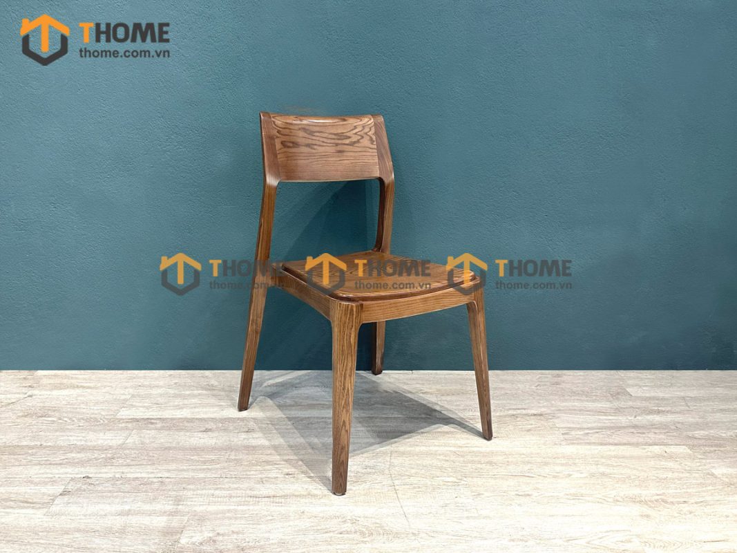 Ghế ăn gỗ sồi tự nhiên Venco màu óc chó GHEMG-26SN
