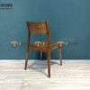 Ghế ăn gỗ sồi tự nhiên Venco màu óc chó GHEMG-26SN