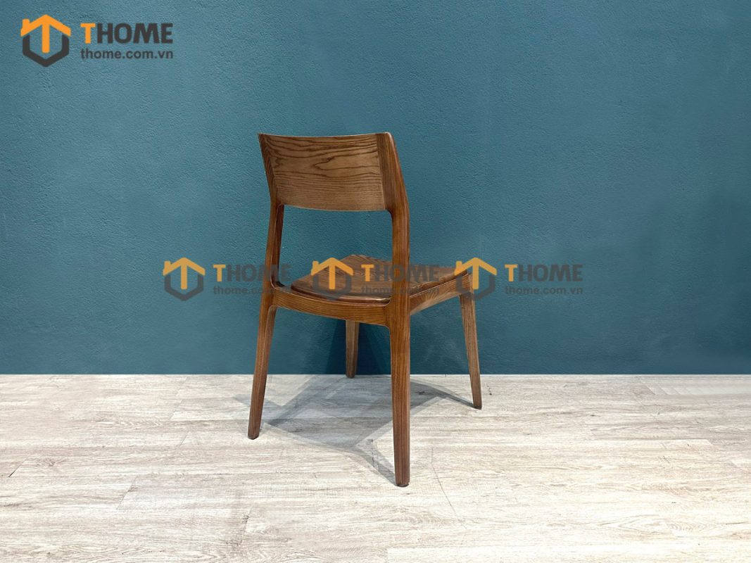 Ghế ăn gỗ sồi tự nhiên Venco màu óc chó GHEMG-26SN