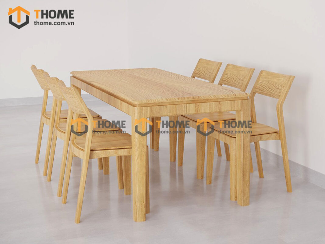 Ghế ăn gỗ sồi tự nhiên Venco màu tự nhiên GHEMG-25SN