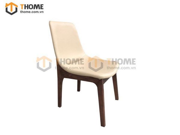Ghế ăn gỗ sồi tự nhiên mặt nệm Ventura GHEMN-03SN