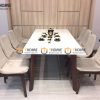 Ghế ăn gỗ sồi tự nhiên mặt nệm Ventura GHEMN-03SN