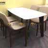 Ghế ăn gỗ sồi tự nhiên mặt nệm Ventura GHEMN-03SN
