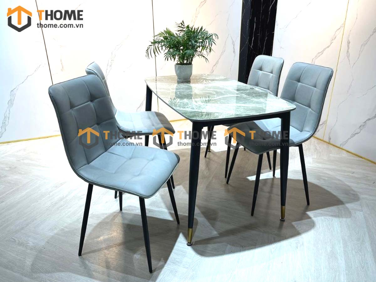 Ghế ăn nhập khẩu bọc da Caro GHE-18NK