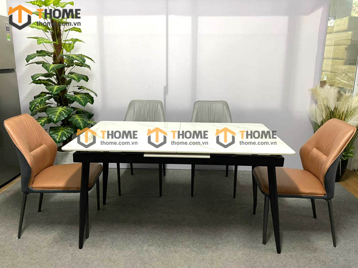 Ghế ăn nhập khẩu bọc da Kevin GHE-07NK