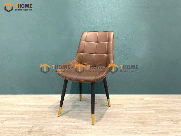 Ghế ăn nhập khẩu bọc da Loft caro GHE-02NK