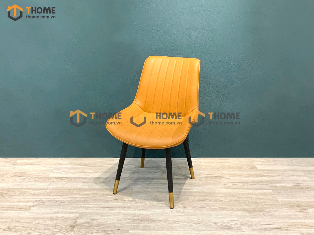Ghế ăn nhập khẩu bọc da Loft sọc GHE-03NK