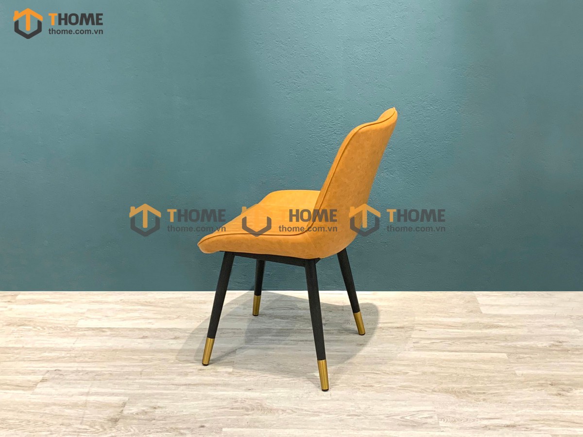 Ghế ăn nhập khẩu bọc da Loft sọc GHE-03NK