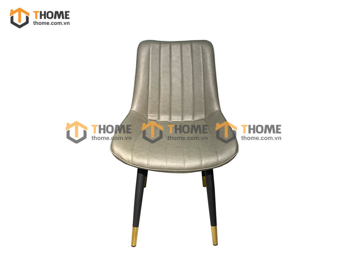 Ghế ăn nhập khẩu bọc da Loft sọc GHE-03NK