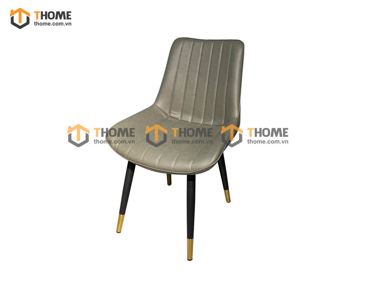 Ghế ăn nhập khẩu bọc da Loft sọc GHE-03NK