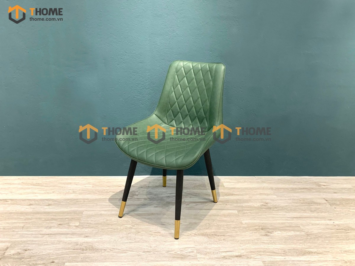 Ghế ăn nhập khẩu bọc da Loft trám GHE-01NK