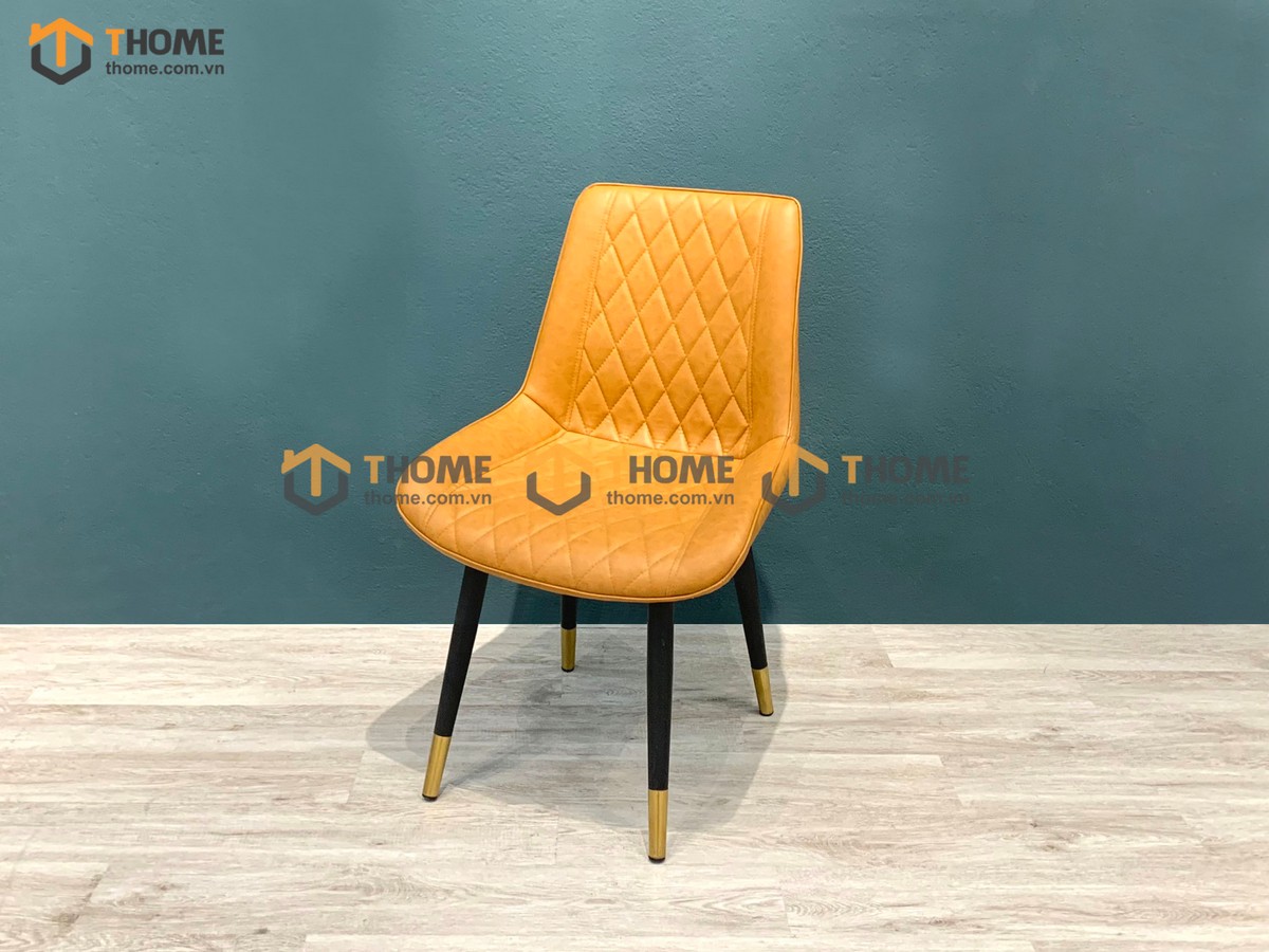 Ghế ăn nhập khẩu bọc da Loft trám GHE-01NK