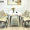 Ghế ăn nhập khẩu bọc da Loft trám GHE-01NK
