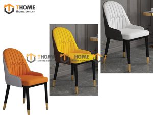 Ghế ăn nhập khẩu bọc da Monet GHE-06NK