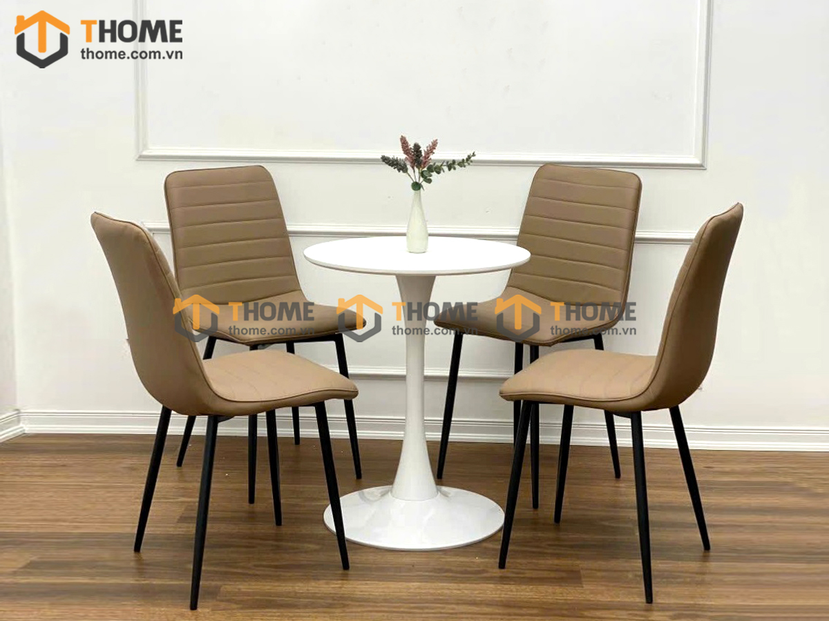 Ghế ăn nhập khẩu bọc da Nate GHE-13NK