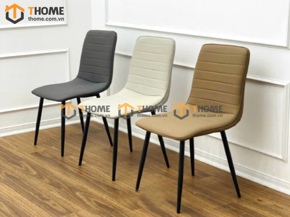 Ghế ăn nhập khẩu bọc da Nate GHE-13NK