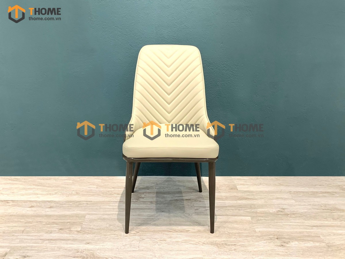 Ghế ăn nhập khẩu bọc da Spine GHE-10NK