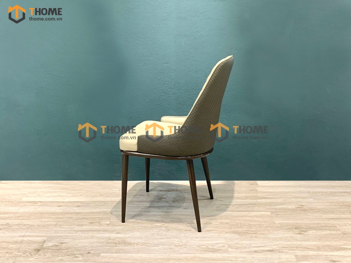 Ghế ăn nhập khẩu bọc da Spine GHE-10NK