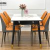 Ghế ăn nhập khẩu bọc da Spine GHE-10NK
