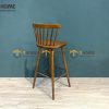 Ghế bar gỗ sồi tự nhiên mặt gỗ 7 nan GHEBARMG-11SN