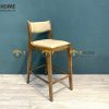 Ghế bar gỗ sồi tự nhiên mặt nệm Bella GHEBARMN-03SN