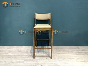 Ghế bar gỗ sồi tự nhiên mặt nệm Bella GHEBARMN-03SN