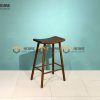 Ghế bar gỗ sồi tự nhiên mặt gỗ cong GHEBARMG-05SN