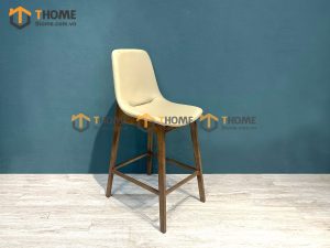 Ghế bar gỗ sồi tự nhiên mặt nệm Ventura GHEBARMN-01SN
