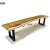 Ghế bench gỗ sồi tự nhiên mặt gỗ me tây GHEBENCHMG-02MT